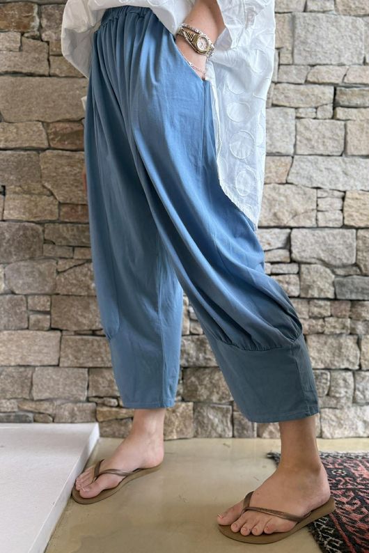 Jo Jo Quirky Classic Barrel Pant Denim